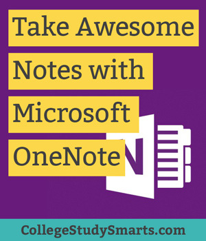 take awesome notes with microsoft onenote