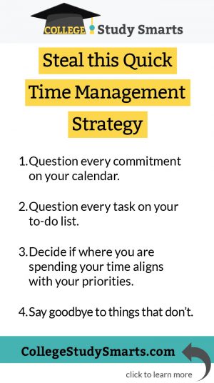 Steal this Quick Time Management Strategy