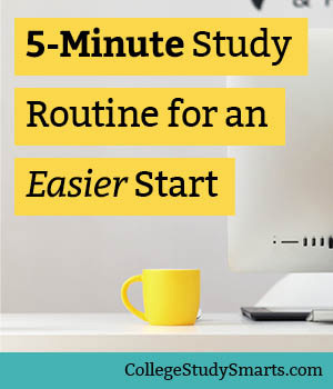  5-Minute Study Routine for an Easier Start